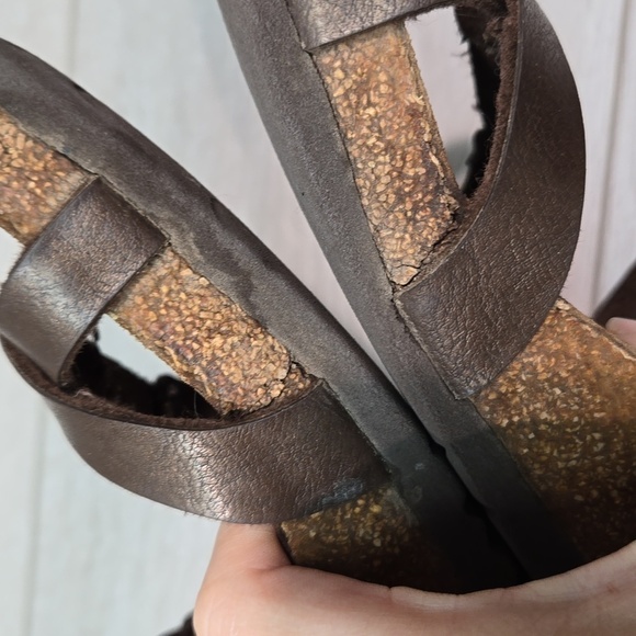 Birkenstock Women Mayari Loop Toe Sandals Flats shoes sz 38/7 Regular - Picture 10 of 14